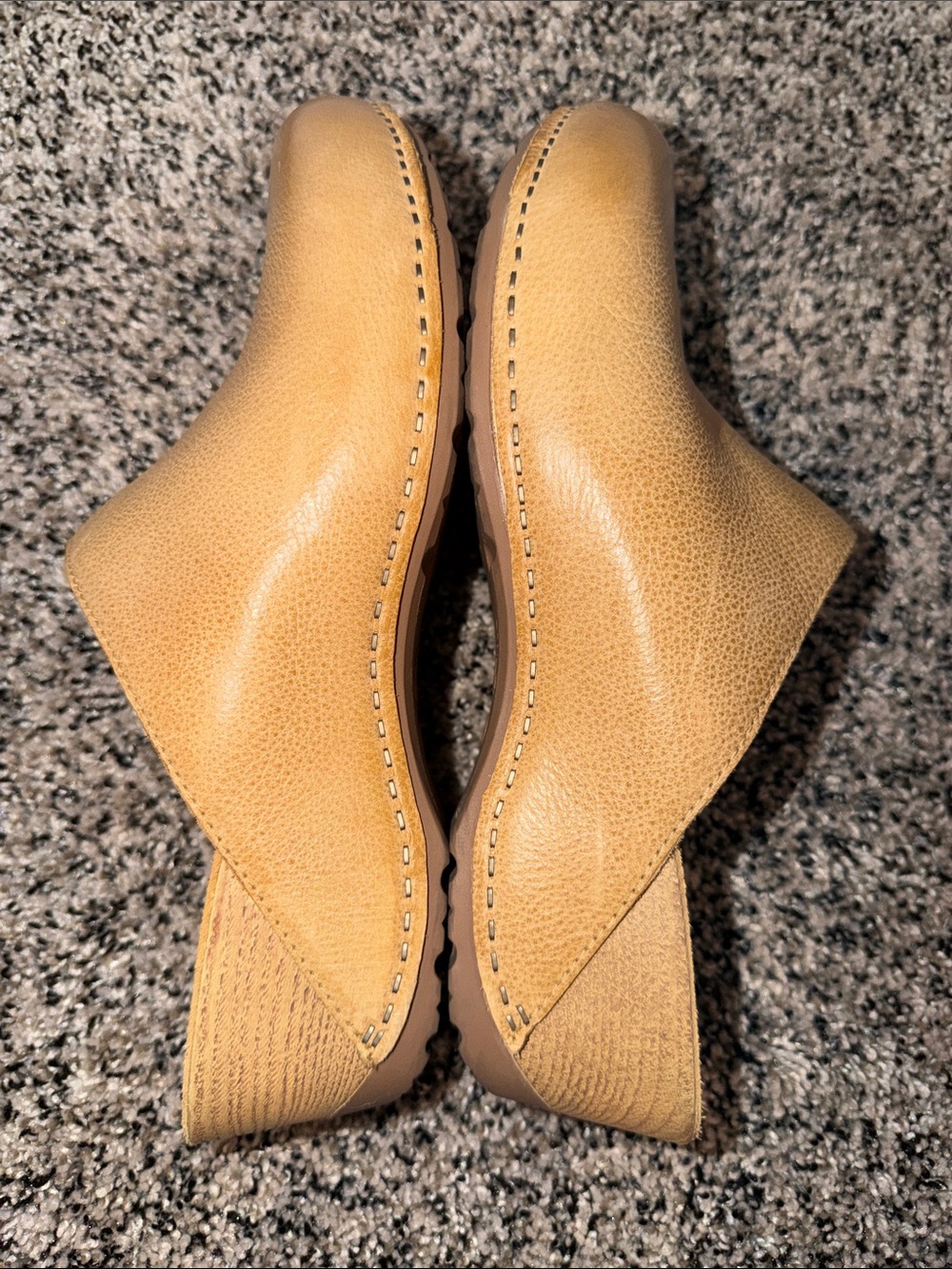 Dansko Talulah Tan Leather Mules Clogs Women’s Size 42 - Picture 6 of 8